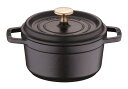 staub ストウブ ホーロー鍋 RST3404 ピコ・ココット ラウンド (16cm) ブラック プロユース(業務用)として販売されている国内正規販売ルートの...
