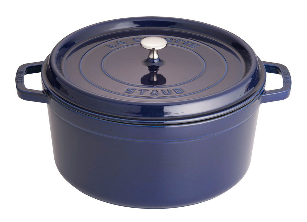 ストウブ ピコ・ココット staub ストウブ ピコ・ココット丸　30cm　グランブルー　40510-286 プロユース（業務用）として販売されている国内正規販売ルートの商品です。家庭用に付属されている生涯保証書（シリアルナンバー）は付属されておりません。予めご了承ください。