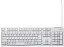 ELECOM エレコム メンブレンUSBキーボード/108キー/Lサイズ/1000万回高耐久性キー ホワイト TK-FCM062WH