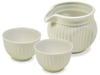 YAMACO ヤマコー SOGIぐいのみ徳利3点セット白 #79725