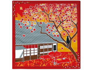 YAMACO ヤマコー たまのお散歩 小風呂敷 紅葉 ＃88595