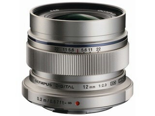 OLYMPUS オリンパス M.ZUIKO DIGITAL ED 12mm F2.0（シルバー）　24mm相当（35mm判換算）　 【ZCK】
