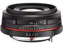 PENTAX ペンタックス HD PENTAX-DA 21mmF3.2AL Limited(ブラック) 薄型広角レンズ 【ZCK】