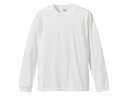 5＿.＿6オンス　ロングスリーブTシャツ（1＿.＿6インチリブ）/501101WX/(ホワイト)/【XXL】●今風サイズ感とリブでおしゃれにキマる1枚です。適度なリブ幅がシンプルながら着こなしのエッセンスに。ベーシックカラーとちょうどよい生地厚でオールマイティに使えます。●素材：綿100パーセント／ミックスグレー：綿90パーセント、ポリエステル10パーセント、●17Sセミコーマ糸 商品情報 メーカー品番501101WX1XXLカラー/サイズホワイト/XXL仕様1●首リブ：ダブルステッチ仕様2●カラー：ホワイト仕様3●サイズ：XXL 501101WX1XXL　