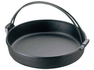 IWACHU 岩鋳 【NANBU(NAMBU)/南部鉄器】すきやき鍋 ツル付 26cm 20039