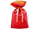 ギフトバッグ レッド Mサイズ 1枚 幅24×高さ36cm マチ有り 絞り口までの高さ24cm GiftWrapping