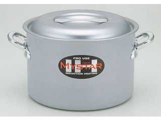 hokua 北陸アルミニウム 業務用マイスターIH 半寸胴鍋／24cm