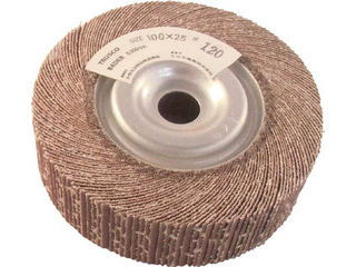 TRUSCO トラスコ中山 研磨輪 外径100 幅25 120# 2個入 TFW100-25-120