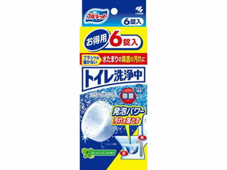 KOBAYASHI 小林製薬 ブルーレット トイレ洗浄中 フレッシュミントの香り 6錠入