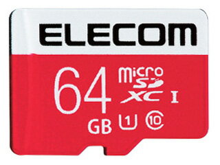 ELECOM GR microSDXCJ[h 64GB NINTENDO SWITCH؍ UHS-I/U1/Class10 GM-MFMS064G