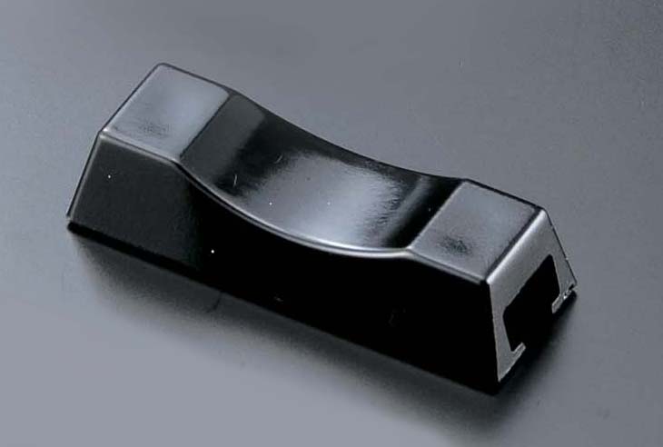 MIN マイン ABS箸置き　四角用（10個入）／黒　M10−981