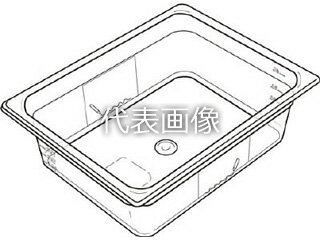 Rubbermaid ラバーメイド フードパン コールドパン クリア 111P08
