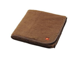 キャメルハイパイル敷毛布（毛羽部分）（袋入）