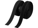 TRUSCO/トラスコ中山 マジックテープ 縫製タイプ 25mmX5m 黒(1巻=1セット) TMSH-255-BK