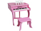 Schoenhut シェーンハット 【在庫限り！】3005P　30-Key Pink Fancy Baby Grand Piano and Bench トイピアノ 30鍵盤 ピンク ※在庫限りの為、完売の際はご容赦下さい。 お子様向け プレゼント クリスマス 誕生日祝い 出産祝い 知育玩具 楽器玩具 おもちゃ