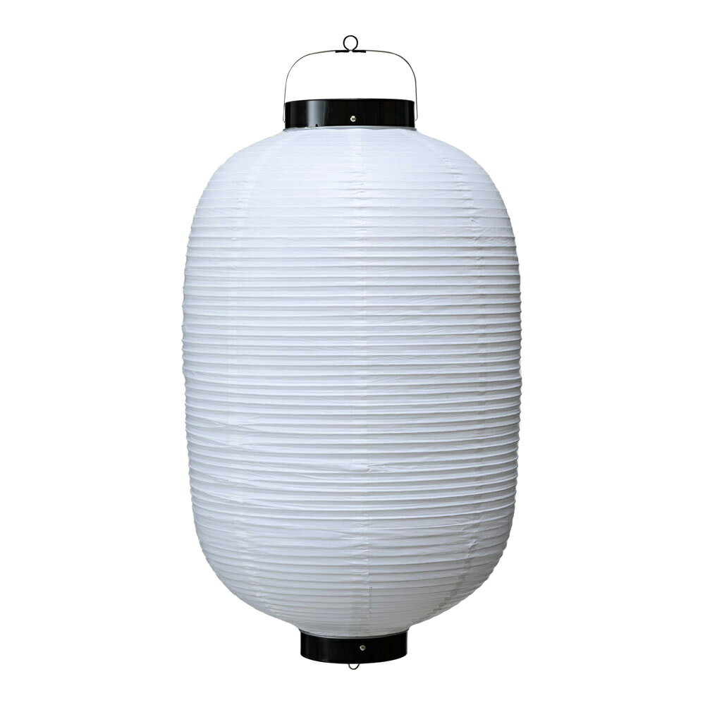 TAKAYAMA 高山商店 ビニール提灯長型　《15号》／白ベタb86