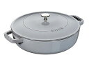 staub ストウブ ブレイザー・ソテーパン 24cm/40511−471 グレー プロユース(業務用)として販売されている国内正規販売ルートの商...