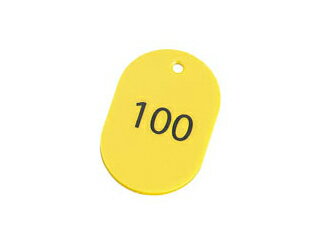 OPEN オープン工業 スチロール番号札（25枚入）　大 BF−52−YH（黄）