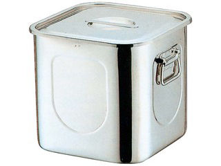 HONMA 本間製作所 【KOINU/仔犬印】18−8　角型　キッチンポット　24cm　手付