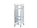 ※こちらの商品は個人宅様への配送は不可となります。 Total Kitchen Goods 【代引不可】TKG ステン シートパントローリー/N10513(15段)(3)