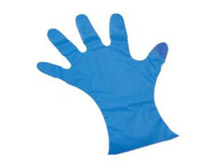 TOKYO PACK 東京パック カラーマイジャストグローブ　#28　化粧箱(5本絞り)200枚入　ブルー　S　27μ