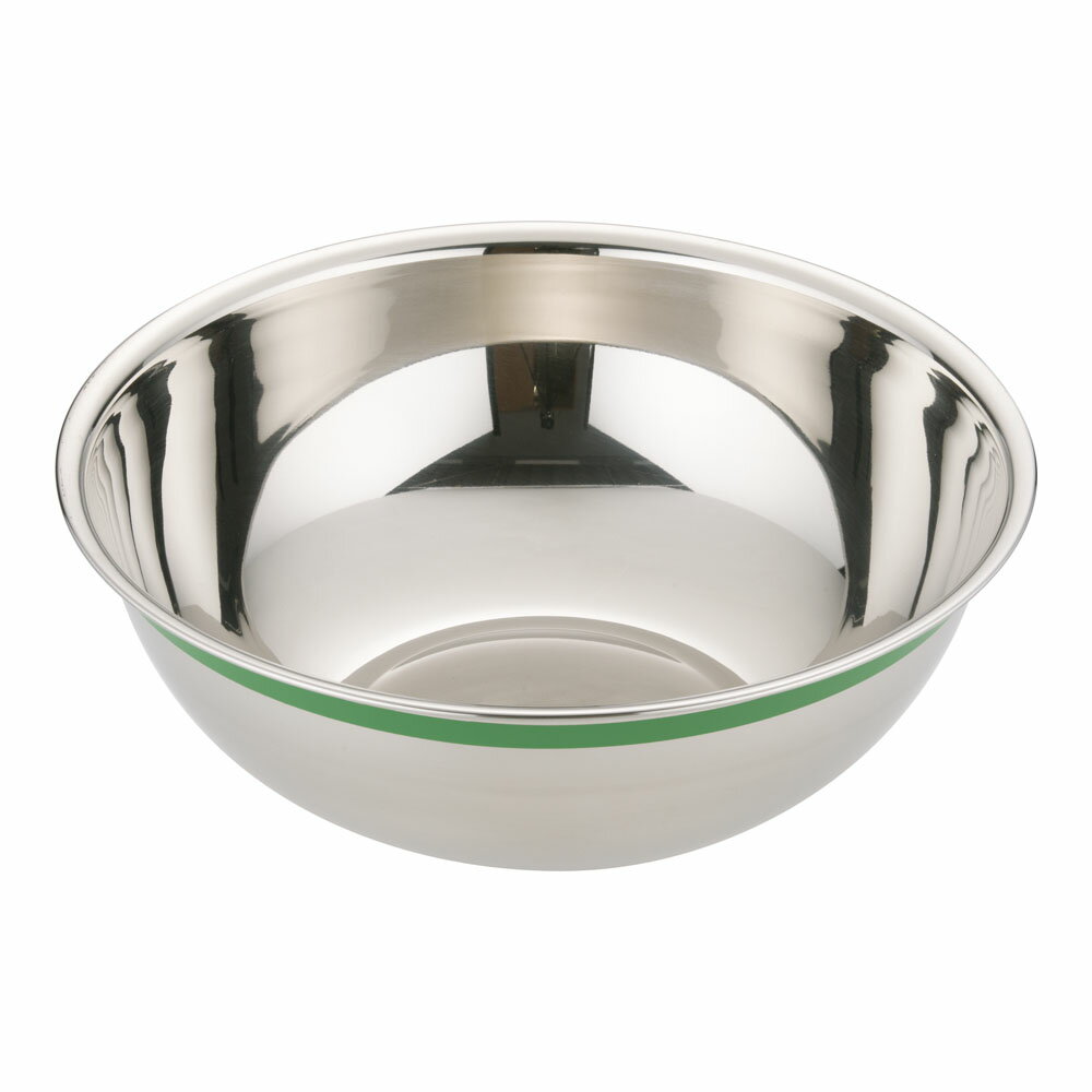 FJI 藤井器物製作所 SA18−8カラーライン　ボール／45cm　グリーン