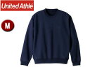 United Athle/ユナイテッドアスレ 10.0オンス クルーネックスェット(パイル)アダルト 【M】 (ネイビー)(4)