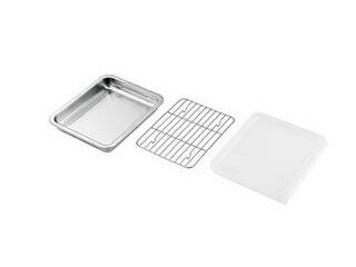 YOKOYAMA よこやま SUS・ga（サス・ガ）　ステンレスバット（フタ・アミ付）