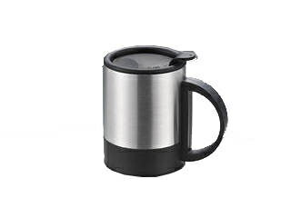 Tamahashi タマハシ ハイテク　フタ付Wステンレスマグ300