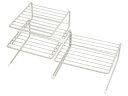 Bestco ベストコ シンク下 シンクまわり ワイヤー ディッシュラック 3個セット ワームグレー LD-260 Style Storage