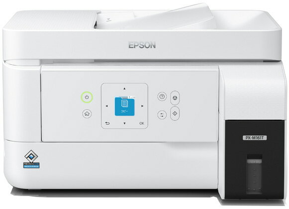 EPSON エプソン A4モノクロインクジェット複合機 エコタンク搭載モデル 顔料/有線・無線LAN/1.44型液晶 PX-M161T 単品購入のみ可（同一商品であれば複数購入可） クレジットカード決済 代金引換決済のみ