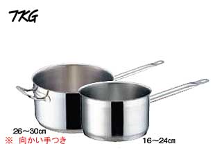 Total Kitchen Goods AKT-89 電磁調理器対応業務用鍋 PRO (プロ) 片手深型鍋 （蓋無） 内径20cm