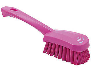 Vikan ヴァイカン ハンドル付ブラシ　4192／ハードタイプ　ピンク