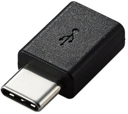 ELECOM エレコム スマホ用USB変換アダプタ/USB(microBメス)-USB(Cオス)/ブラック MPA-MBFCMADNBK