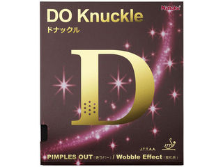 ニッタク Nittaku 表ソフトラバー DO Knuckle（ドナックル）／カラー：ブラック／サイズ：GU（極薄）
