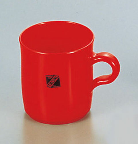 ENTEC エンテック 手付コップ”ストロング”　S−1（小）赤