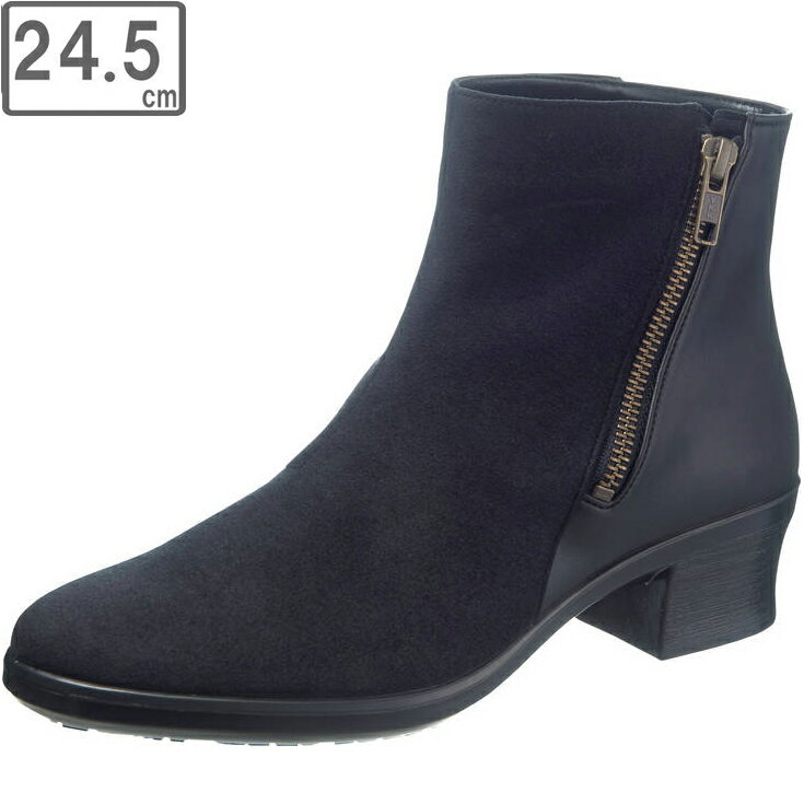 ASAHI アサヒシューズ TDY39-69 トップドライ ショート ブーツ レディース 【24.5】 (ブラック)