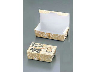 mizuno 水野産業 GTK7302 たこ焼きBOX 縄（100枚入）／184378 小