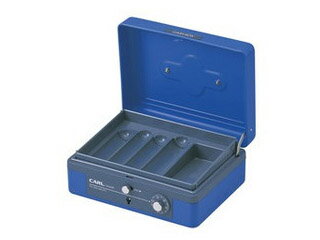 CARL/カール事務器 キャッシュボックス(L) ブルー CB-8200-B