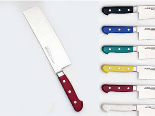 JIKKO 實光 【堺實光】STD抗菌PC　菜切（両刃）／18cm赤　56145