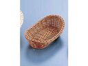MANYO 萬洋 樹脂バスケット 舟型/30cm ナチュラル(茶)