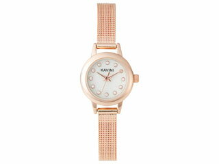 カビーニ レディースブレスレットウォッチ ピンクゴールド LA-2022RG