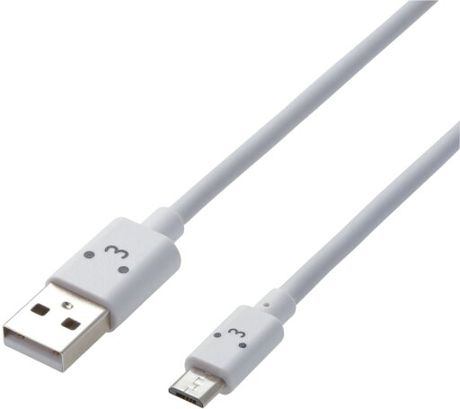 ELECOM エレコム 2A対応カラフルmicroUSBケーブル 1.2m MPA-FAMB2U12CWH ホワイト ELECOM エレコム 2A対応カラフルmicroUSBケーブル 1.2m MPA-FAMB2U12CWH ホワイト
