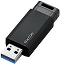 ELECOM エレコム USBメモリ/USB3.1 Gen1/ノック式/オートリターン機能/8GB/ブラック MF-PKU3008GBK