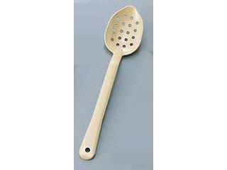 CARLISLE カーライルフードサービスプロダクツ ポリカーボネイト　サービススプーン／No.4421（丸穴付）ベージュ(3)