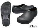 crocs クロックス オンザクロックワークブラック スリップオン 23cm