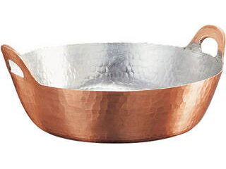 SHINKO 新光金属 新鎚器銅器 天ぷら鍋 24cm SN-4