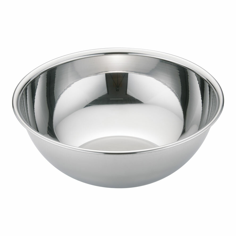 ※こちらは【39cm(12.6L)】のみの単品販売です。 FJI 藤井器物製作所 F18-8ミキシングボール 39cm(12.6L)