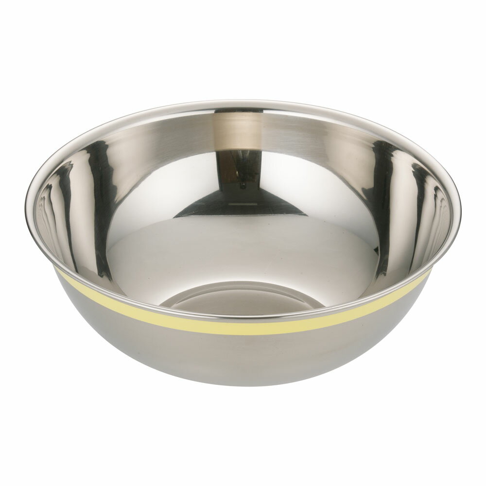 FJI 藤井器物製作所 SA18−8カラーライン　ボール／42cm　イエロー