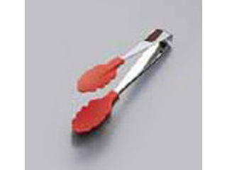 TANABE 田辺金具 18−0 抗菌耐熱カラートング 小 レッド